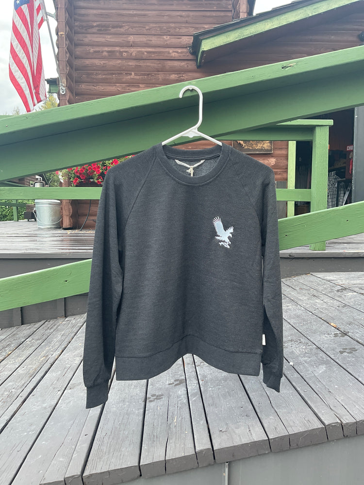 Women’s bamboo lightweight fleece crew